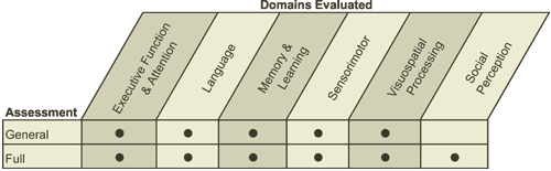 NEPSY-II Domain Table