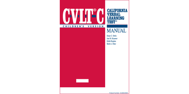 California Verbal Learning Test Children's Version