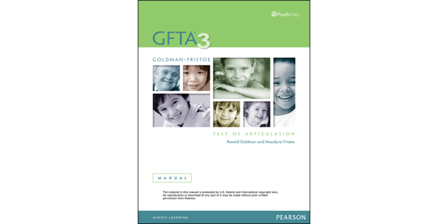 Goldman-Fristoe Test of Articulation 3