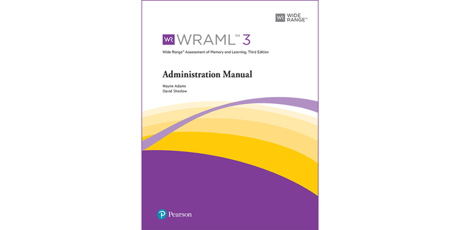 Wide Range Assessment of Memory and Learning | Third Edition